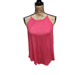 Hot pink altard state strappy sleeveless top, size small
